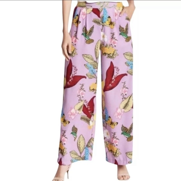 Romeo + Juliet Printed Wide Leg Pants - Picture 1 of 5